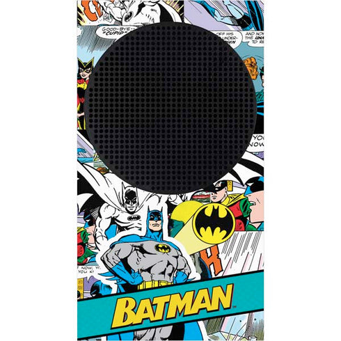 DC Comics Batman Vintage Pose Collage Art Xbox Series S Console Skin
