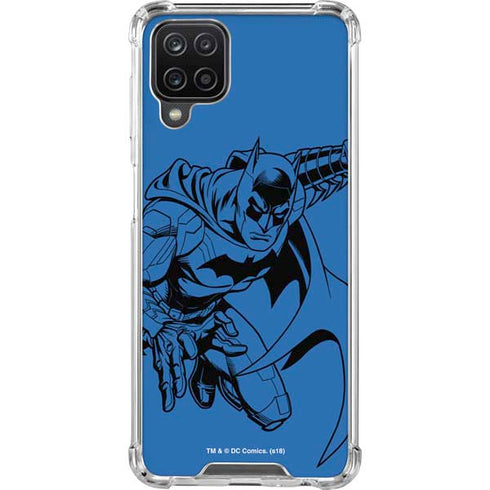 DC Comics Batman Comic Pop Galaxy A12 Clear Case