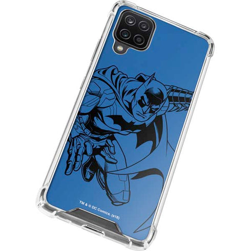 DC Comics Batman Comic Pop Galaxy A12 Clear Case