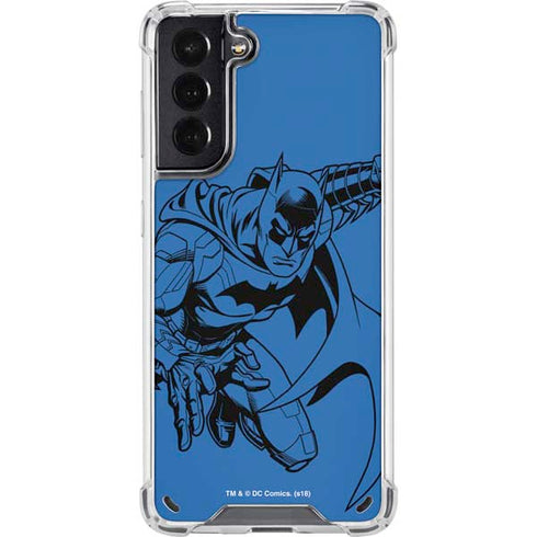 DC Comics Batman Comic Pop Galaxy S21 5G Clear Case