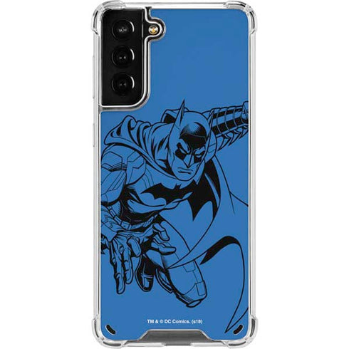 DC Comics Batman Comic Pop Galaxy S21 Plus 5G Clear Case