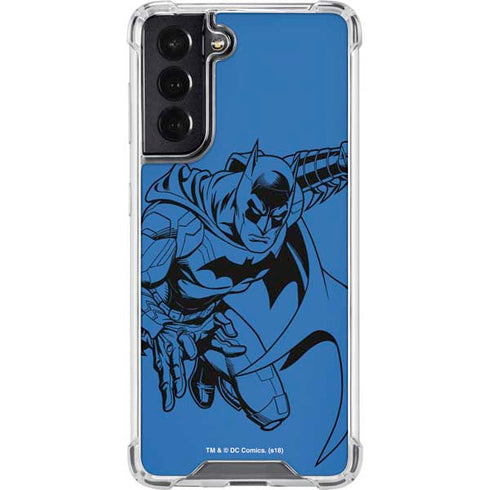 DC Comics Batman Comic Pop Galaxy S22 Clear Case