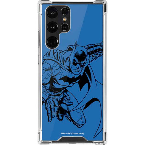 DC Comics Batman Comic Pop Galaxy S22 Ultra Clear Case