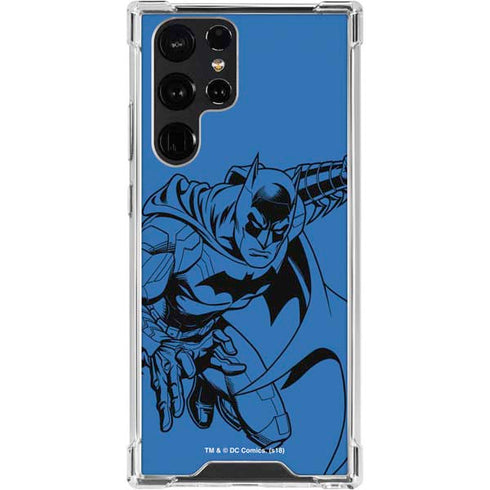 DC Comics Batman Comic Pop Galaxy S24 Ultra Clear Case