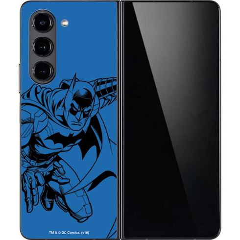 DC Comics Batman Comic Pop Galaxy Z Fold5 5G Skin