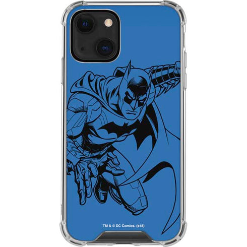 DC Comics Batman Comic Pop iPhone 14 Plus Clear Case