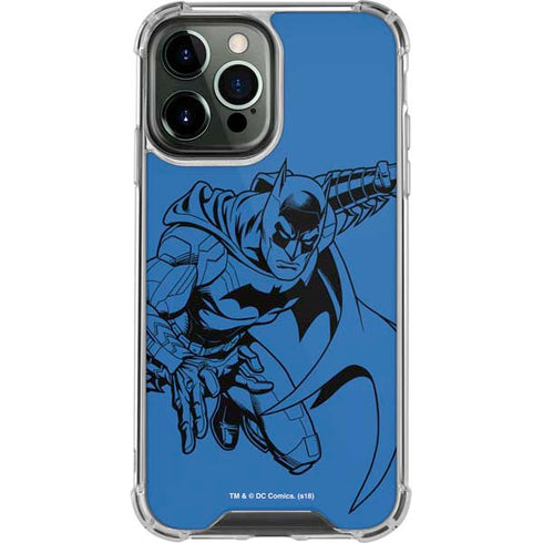 DC Comics Batman Comic Pop iPhone 14 Pro Max Clear Case