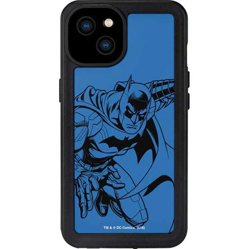 DC Comics Batman Comic Pop iPhone 15 Plus Waterproof Case
