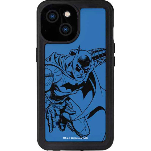 DC Comics Batman Comic Pop iPhone 15 Waterproof Case