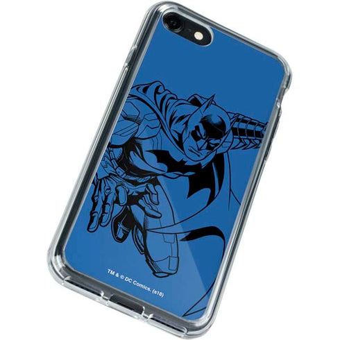 DC Comics Batman Comic Pop iPhone SE (2nd & 3rd Gen) Clear Case