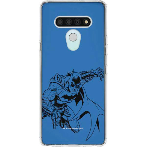 DC Comics Batman Comic Pop LG Stylo 6 Clear Case