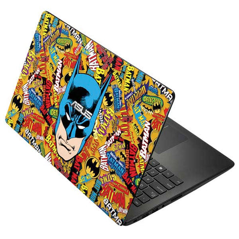 DC Comics Batman Mask Vintage Pattern Asus X502CA 15.6 Skin
