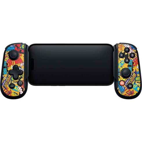 DC Comics Batman Mask Vintage Pattern Backbone One for iPhone Game Controller Skin