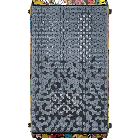 DC Comics Batman Mask Vintage Pattern Cooler Master MasterBox Q300L Mini Tower Skin