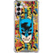 DC Comics Batman Mask Vintage Pattern Galaxy A14 5G Clear Case