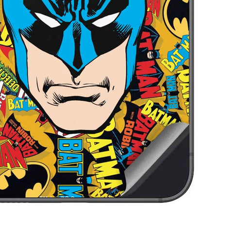 DC Comics Batman Mask Vintage Pattern Galaxy A14 5G Skin