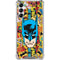 DC Comics Batman Mask Vintage Pattern Galaxy A15 5G Clear Case