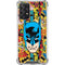 DC Comics Batman Mask Vintage Pattern Galaxy A72 5G Clear Case