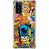 DC Comics Batman Mask Vintage Pattern Galaxy Note20 5G Clear Case