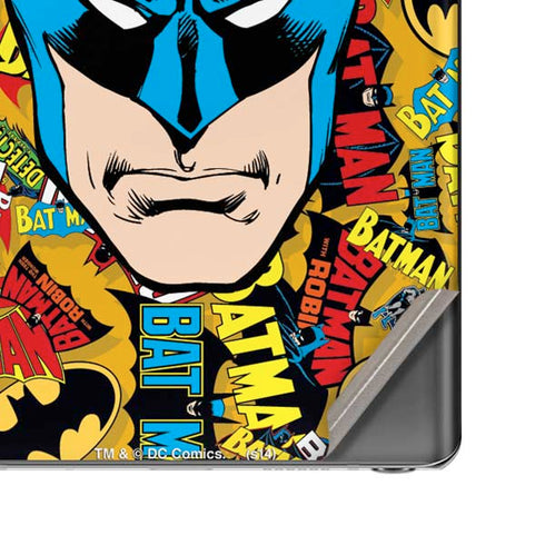 DC Comics Batman Mask Vintage Pattern Galaxy Note20 5G Skin