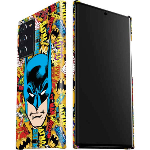 DC Comics Batman Mask Vintage Pattern Galaxy Note20 Ultra 5G Lite Case