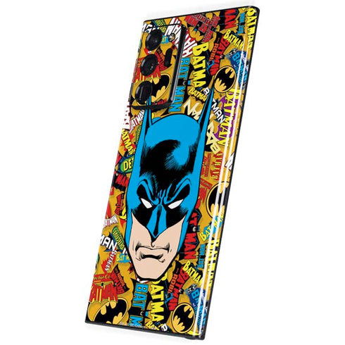 DC Comics Batman Mask Vintage Pattern Galaxy Note20 Ultra 5G Skin