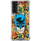 DC Comics Batman Mask Vintage Pattern Galaxy S22 Clear Case