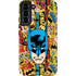DC Comics Batman Mask Vintage Pattern Galaxy S22 Plus Pro Case