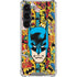 DC Comics Batman Mask Vintage Pattern Galaxy S23 Clear Case