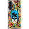 DC Comics Batman Mask Vintage Pattern Galaxy S23 FE Clear Case