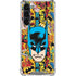 DC Comics Batman Mask Vintage Pattern Galaxy S23 Plus Clear Case