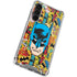 DC Comics Batman Mask Vintage Pattern Galaxy S23 Plus Clear Case