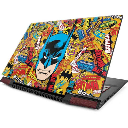 DC Comics Batman Mask Vintage Pattern Lenovo IdeaPad Skin