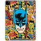 DC Comics Batman Mask Vintage Pattern iPad Pro 12.9in (2020) Clear Case