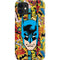 DC Comics Batman Mask Vintage Pattern iPhone 12 Mini Lite Case