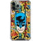 DC Comics Batman Mask Vintage Pattern iPhone 12 Pro Clear Case