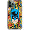 DC Comics Batman Mask Vintage Pattern iPhone 12 Pro Max Clear Case