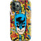 DC Comics Batman Mask Vintage Pattern iPhone 12 Pro Max Impact Case