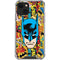 DC Comics Batman Mask Vintage Pattern iPhone 14 Plus Clear Case