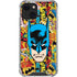 DC Comics Batman Mask Vintage Pattern iPhone 14 Plus Clear Case