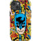 DC Comics Batman Mask Vintage Pattern iPhone 14 Impact Case