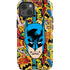 DC Comics Batman Mask Vintage Pattern iPhone 14 Impact Case