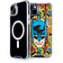 DC Comics Batman Mask Vintage Pattern iPhone 15 Plus MagSafe Case