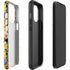 DC Comics Batman Mask Vintage Pattern iPhone 14 Pro Impact Case