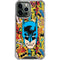 DC Comics Batman Mask Vintage Pattern iPhone 14 Pro Max Clear Case