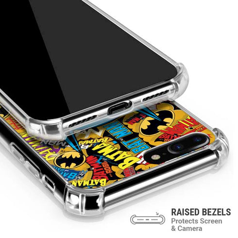 DC Comics Batman Mask Vintage Pattern iPhone 7/8 Plus Clear Case