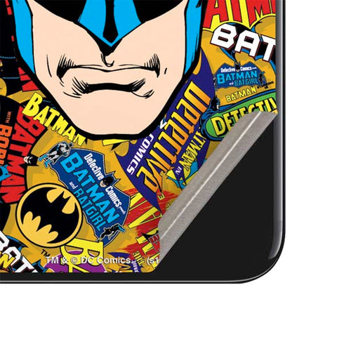 DC Comics Batman Mask Vintage Pattern iPhone SE (2nd & 3rd Gen) Skin