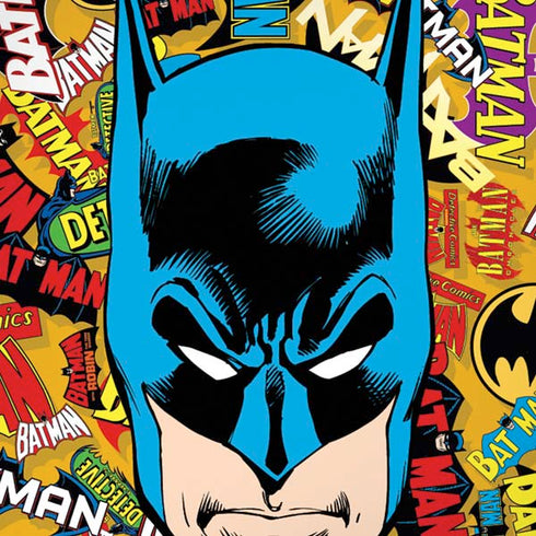 DC Comics Batman Mask Vintage Pattern iPhone XR Skin