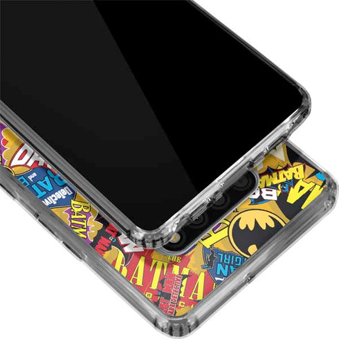 DC Comics Batman Mask Vintage Pattern LG Stylo 6 Clear Case