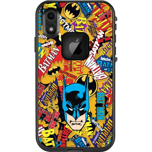 DC Comics Batman Mask Vintage Pattern LifeProof Fre iPhone Skin